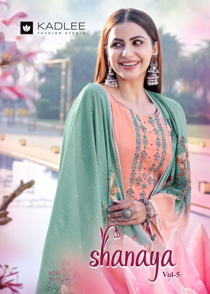 Shanaya Vol 5 By Kadlee Readymade Salwar Suits Catalog